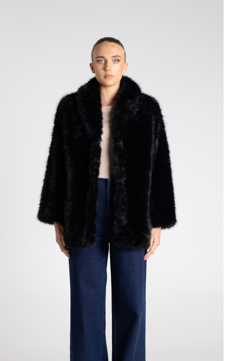 Two T's Faux Fur Coat Style 3351